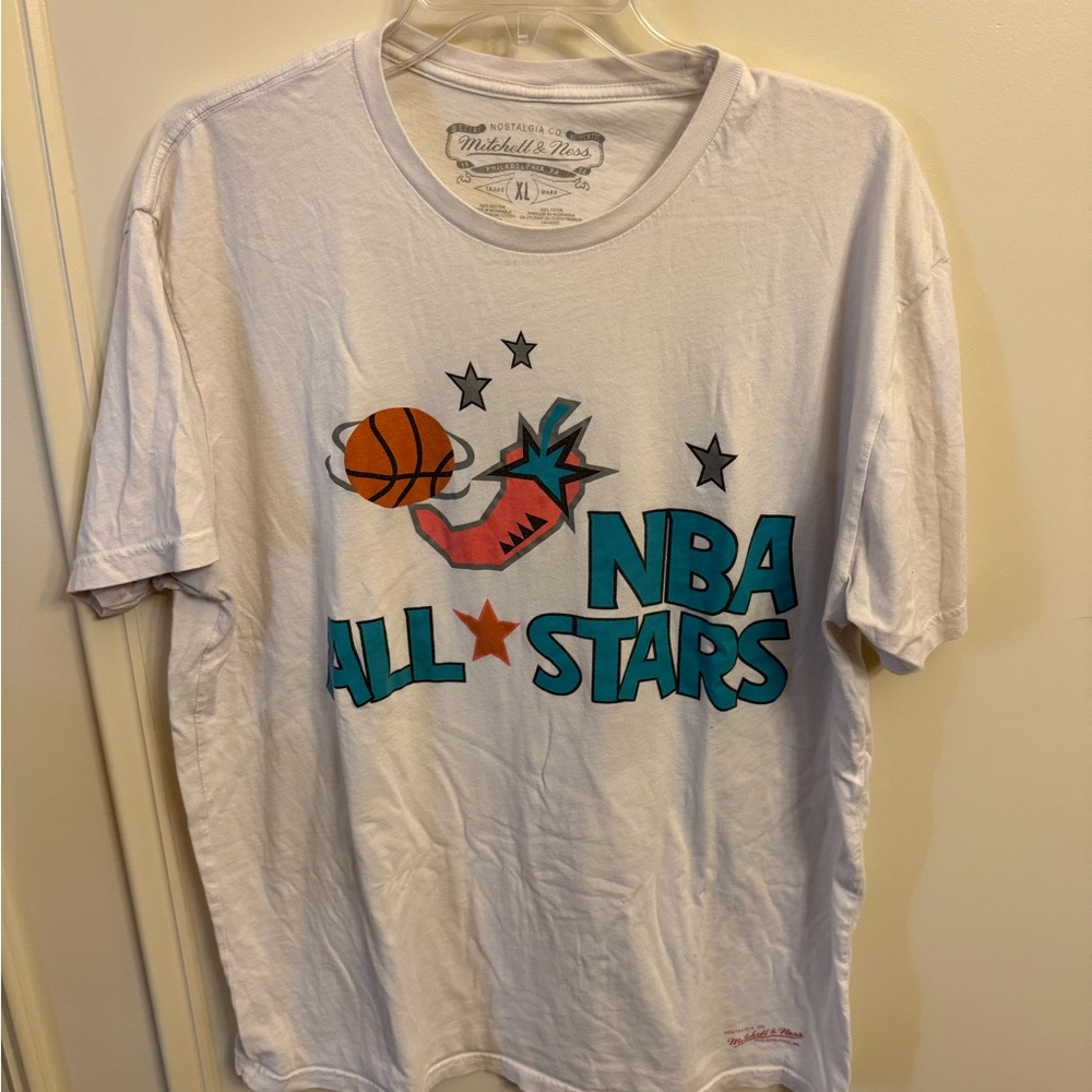 Mitchell & Ness White NBA All Stars Retro Tee